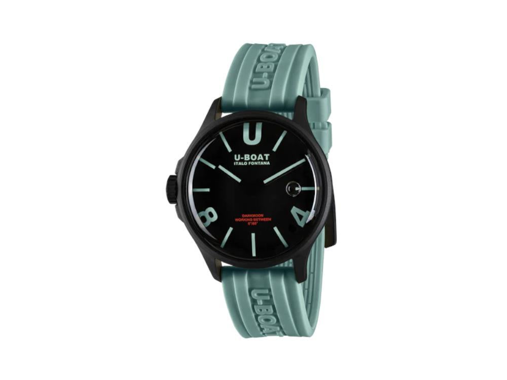 U-Boat Capsoil Darkmoon Aquamarine Curve, Quartz Uhr, IPB, 44 mm, Schwarz, 9526