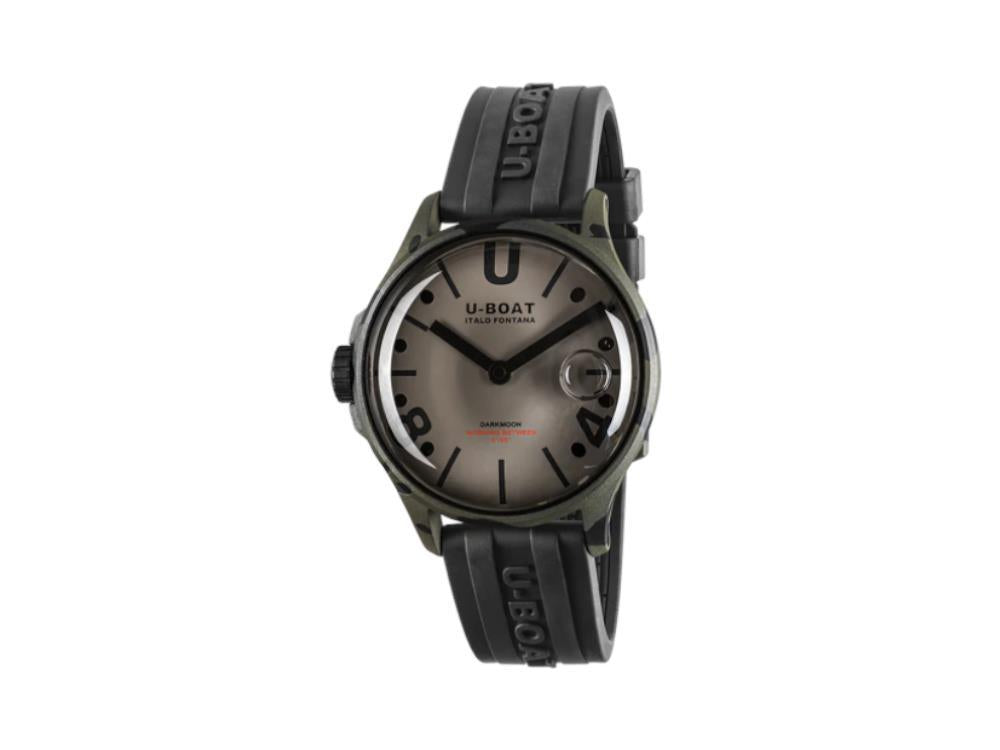 U-Boat Capsoil Darkmoon Curve Camouflage Quartz Uhr, 40 mm, Grau, 9551