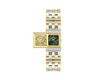 Versace Reveal Quartz Uhr, PVD Gold, Grün, 18mm x 25 mm, Shapir-Glas, VE0C00125