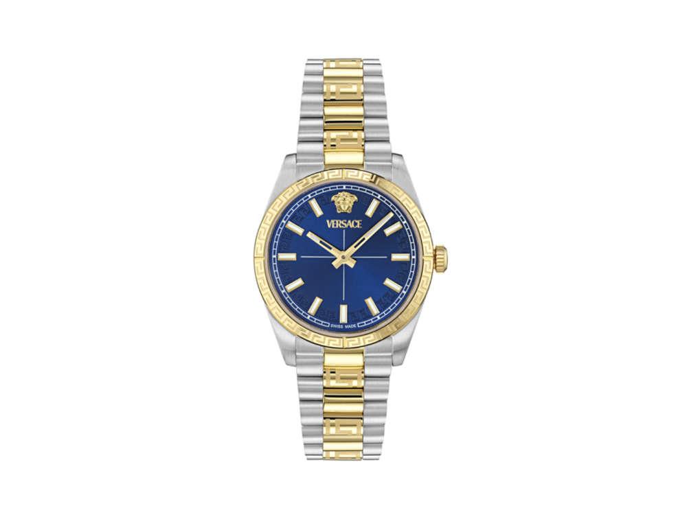 Versace Millenyium Quartz Uhr, Blau, 32 mm, Shapir-Glas, VE0E00325