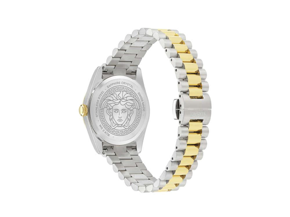 Versace Millenyium Quartz Uhr, Blau, 32 mm, Shapir-Glas, VE0E00325