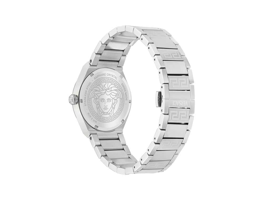 Versace V-Auria Quartz Uhr, Grün, 39 mm, Shapir-Glas, VE0F00125