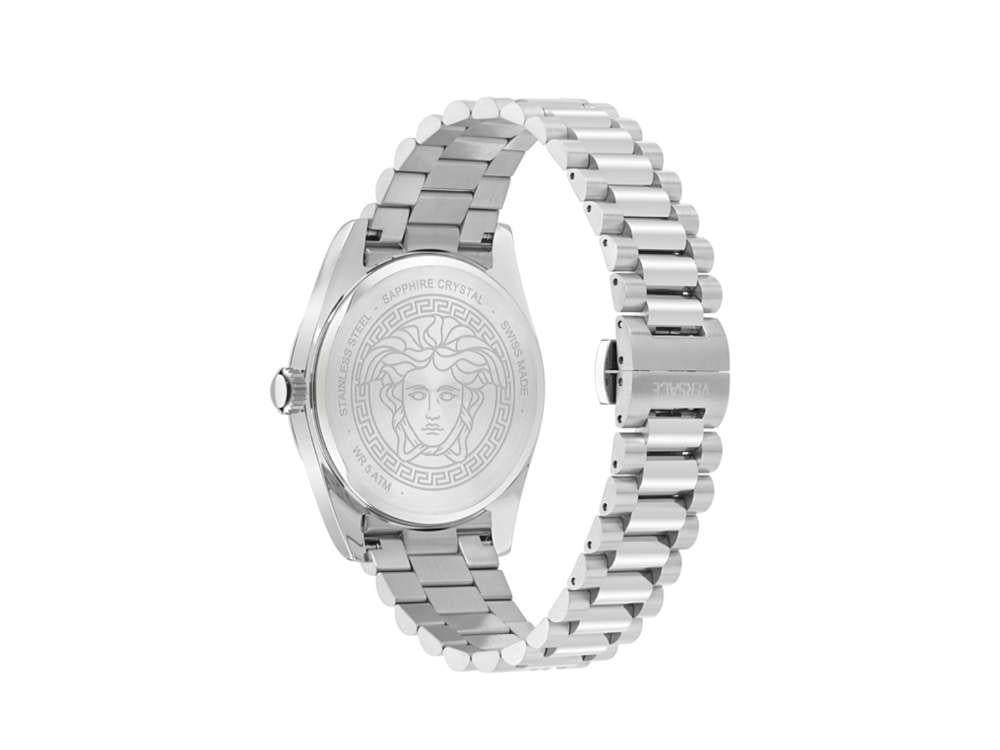 Versace Millenyium Quartz Uhr, Blau, 40 mm, Shapir-Glas, VE0G00325