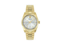 Versace Millenyium Quartz Uhr, PVD Gold, Grau, 40 mm, Shapir-Glas, VE0G00625