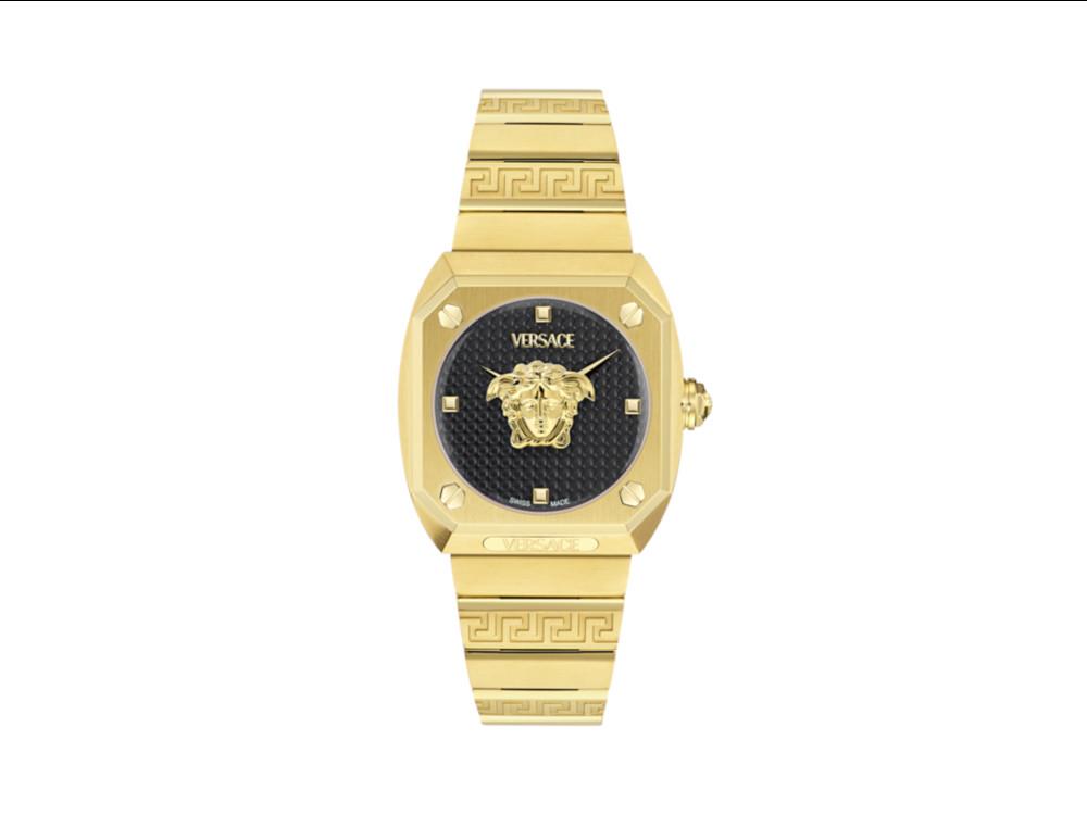 Versace Antares Quartz Uhr, Schwarz, 35 x 37 mm, Shapir-Glas, VE0R00525