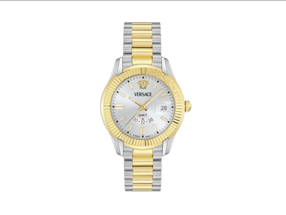 Versace Apodis Quartz Uhr, Silber, 41 mm, VE0U00325