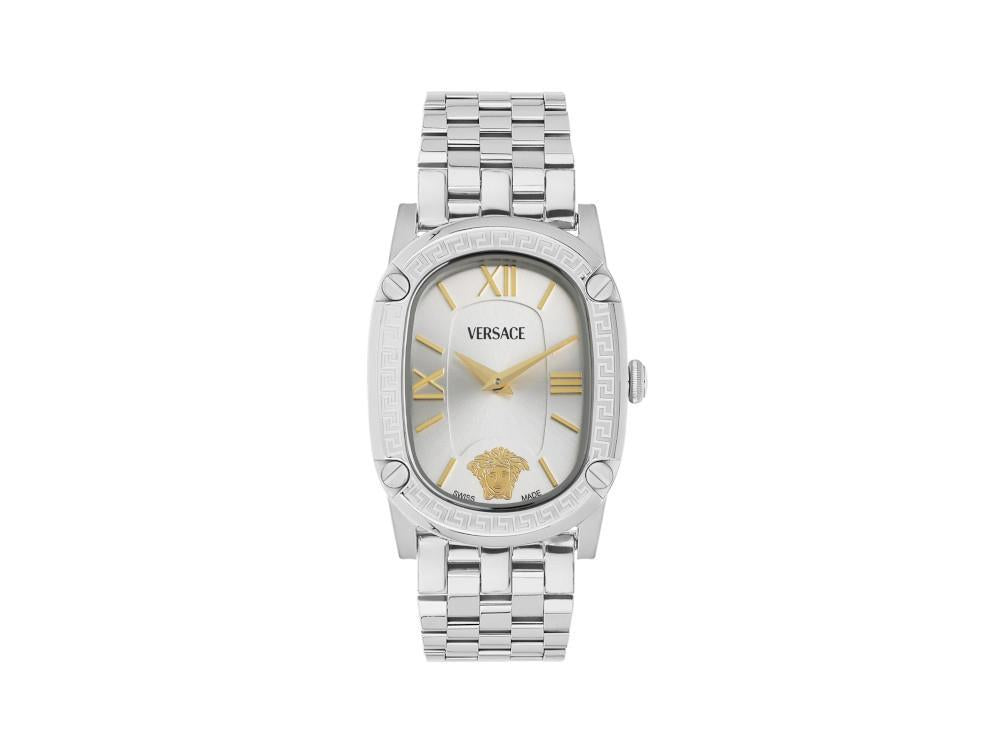 Versace Couture Quartz Uhr, Silber, 40 mm, Shapir-Glas, VE1B01125