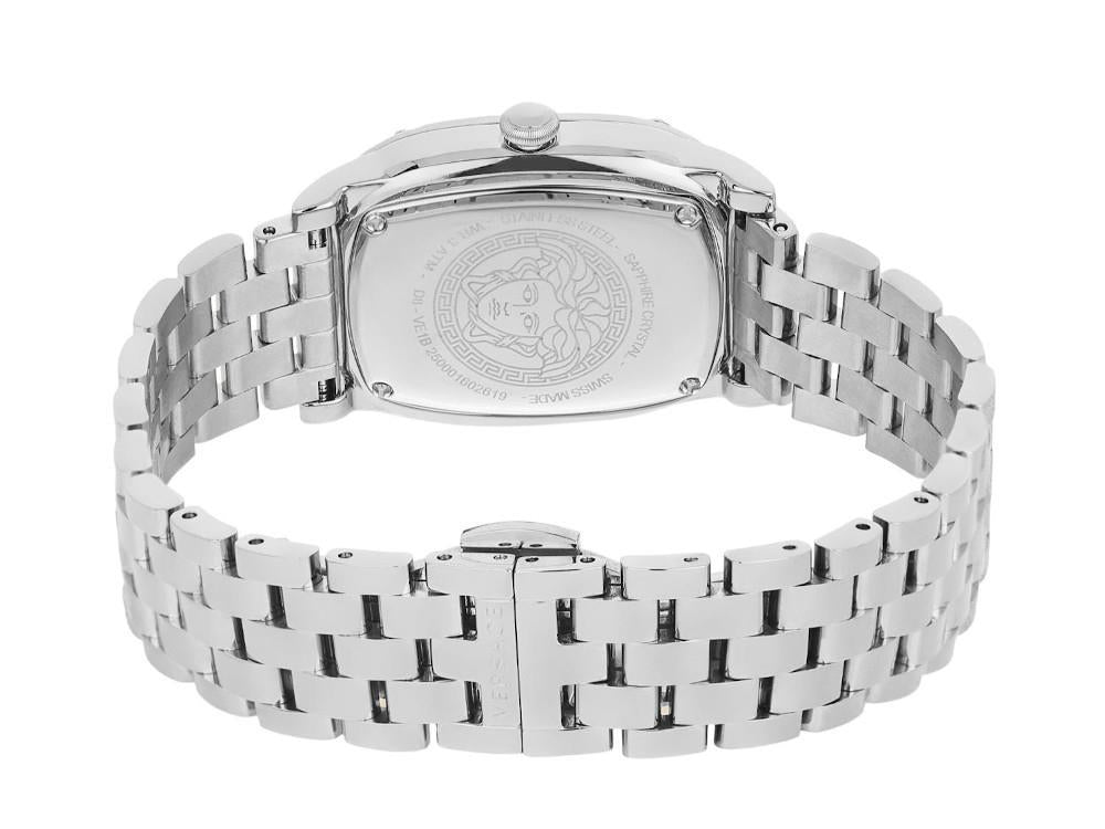 Versace Couture Quartz Uhr, Silber, 40 mm, Shapir-Glas, VE1B01125
