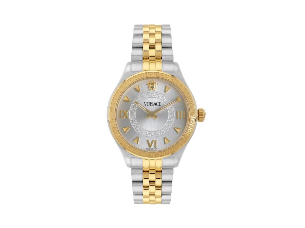 Versace Hellenyium Lady Quartz Uhr, Perlweiss, 35 mm, VE2S01225