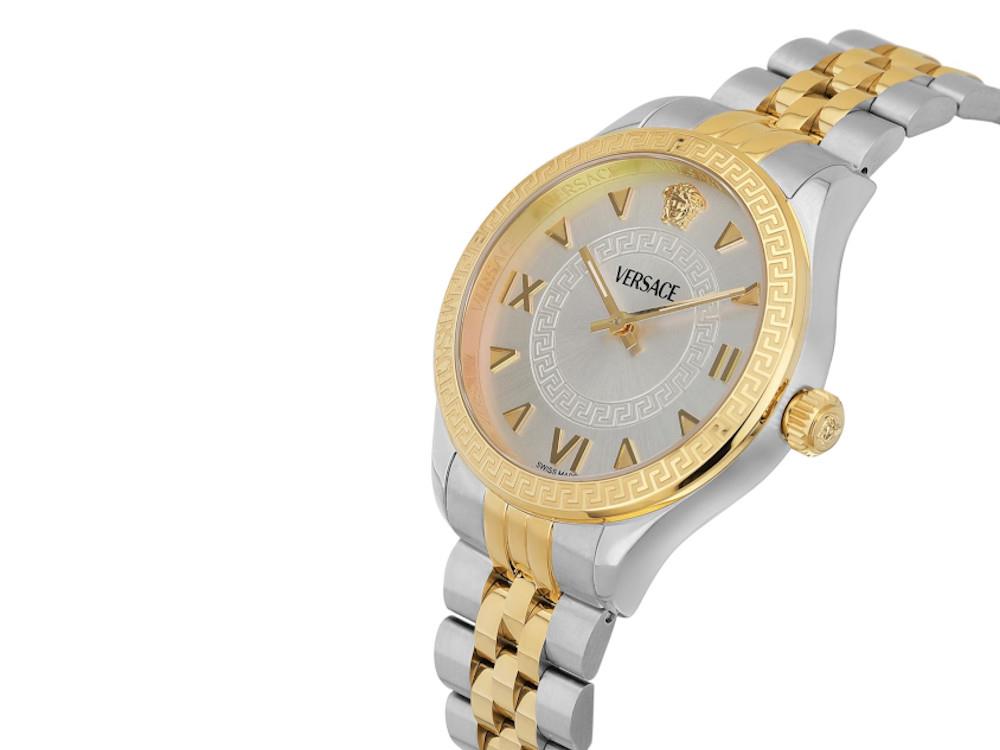 Versace Hellenyium Lady Quartz Uhr, Perlweiss, 35 mm, VE2S01225