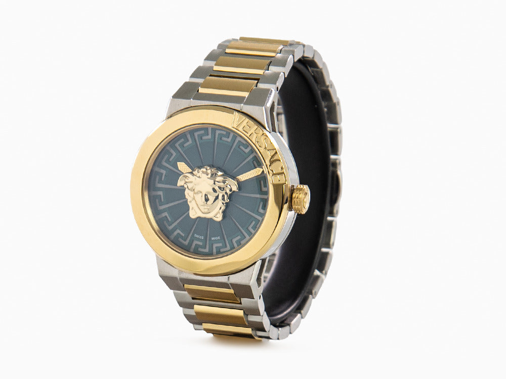 Versace Medusa Infinite Quartz Uhr, Grün, 38 mm, Shapir-Glas, VE3F00422