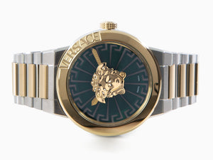 Versace Medusa Infinite Quartz Uhr, Grün, 38 mm, Shapir-Glas, VE3F00422