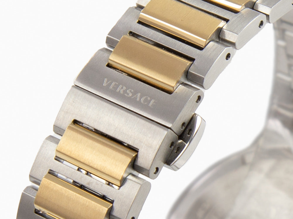 Versace Medusa Infinite Quartz Uhr, Grün, 38 mm, Shapir-Glas, VE3F00422