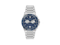 Versace Greca Reaction Quartz Uhr, Blau, 43 mm, VE5N00326