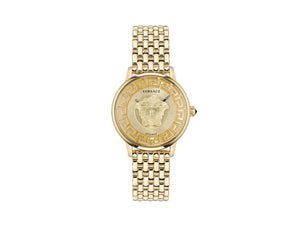 Versace Medusa Alchemy Quartz Uhr, PVD Gold, Golden, 38 mm, VE6F00623