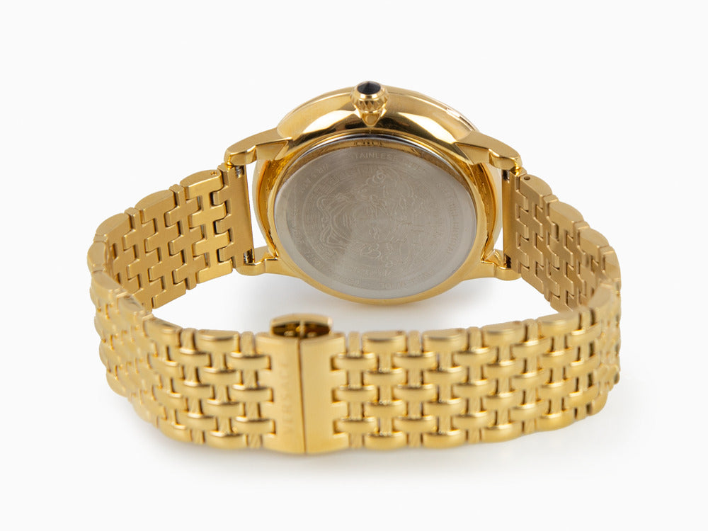 Versace Medusa Alchemy Quartz Uhr, PVD Gold, Golden, 38 mm, VE6F00623