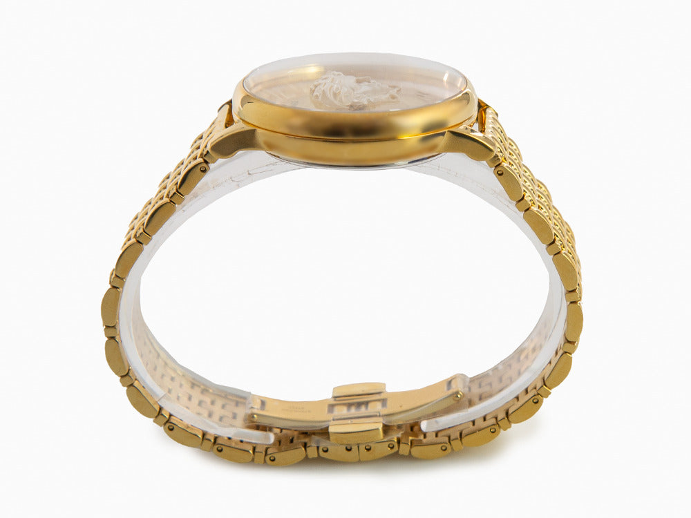 Versace Medusa Alchemy Quartz Uhr, PVD Gold, Golden, 38 mm, VE6F00623