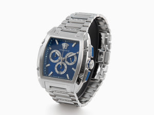 Versace Dominus Quartz Uhr, Blau, 42 x 49.50 mm, Shapir-Glas, VE6H00423