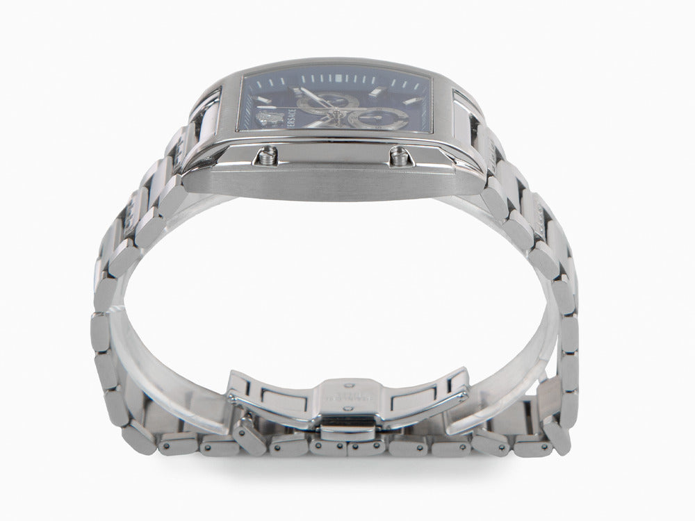 Versace Dominus Quartz Uhr, Blau, 42 x 49.50 mm, Shapir-Glas, VE6H00423