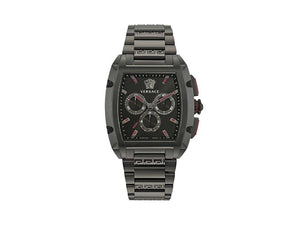 Versace Dominus Quartz Uhr, PVD, Schwarz, 42 x 49.50 mm, Shapir-Glas, VE6H00623