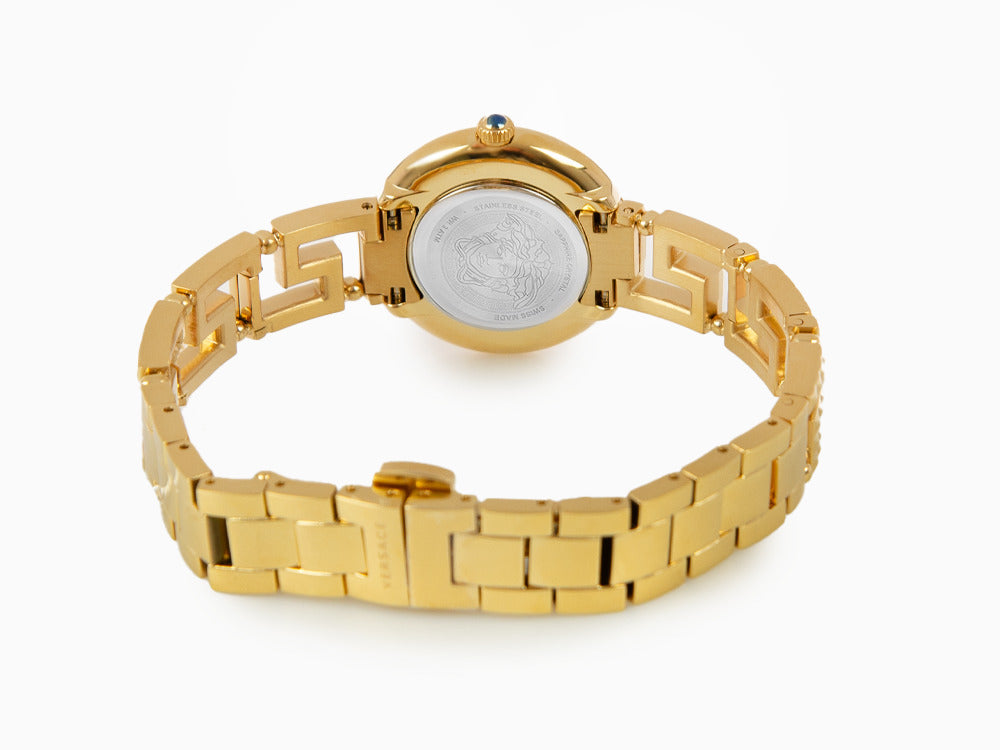 Versace Greca Goddess Quartz Uhr, PVD Gold, Golden, 28 mm, VE7A00323