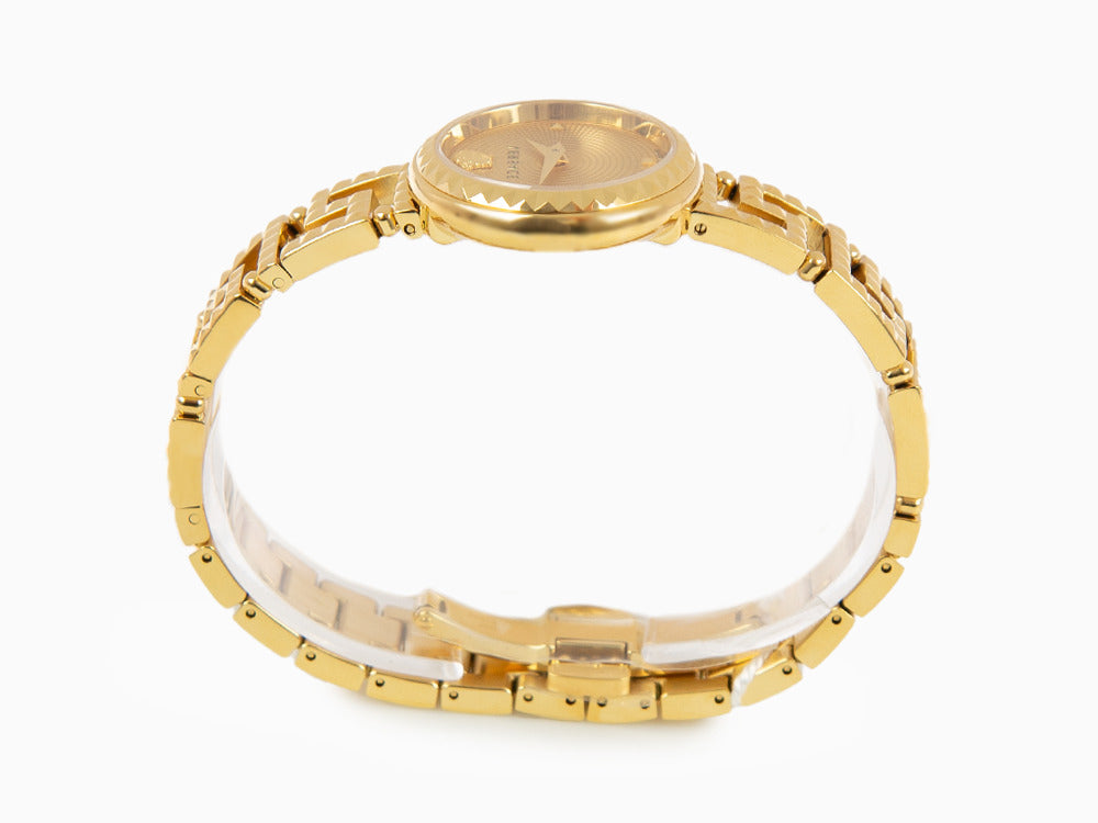 Versace Greca Goddess Quartz Uhr, PVD Gold, Golden, 28 mm, VE7A00323