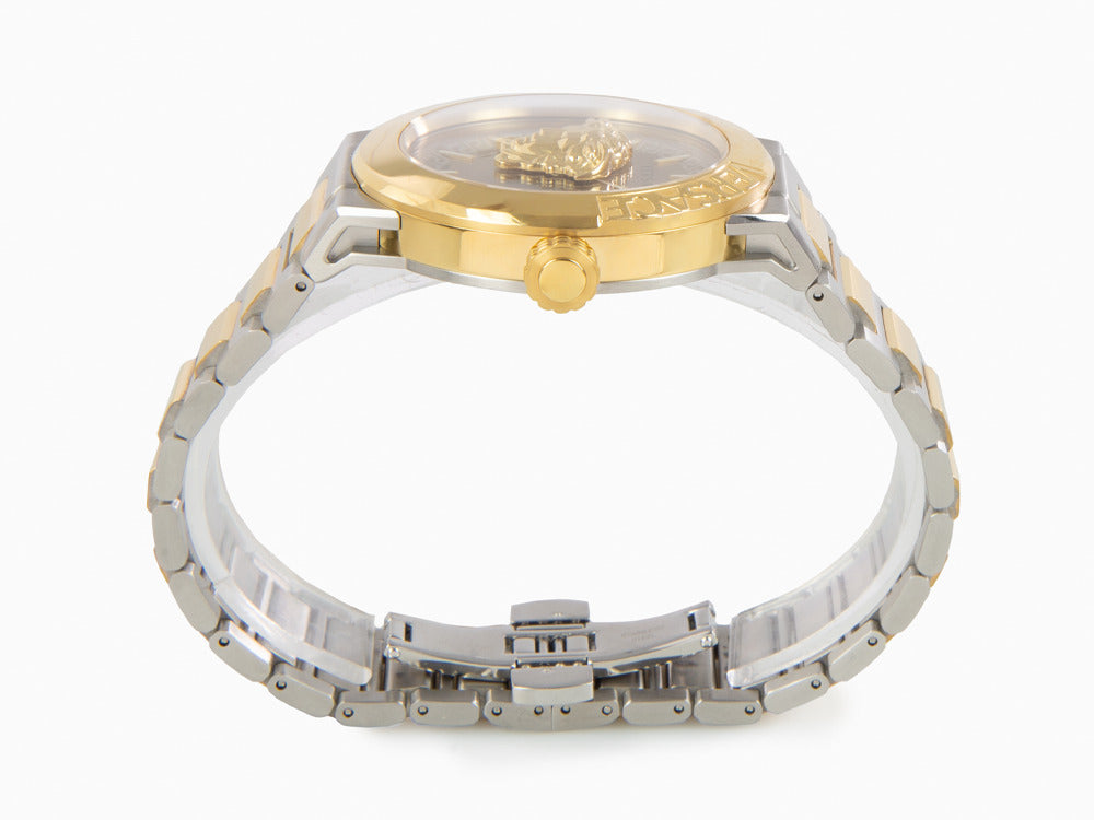 Versace Medusa Infinite Quartz Uhr, Braun, 47 mm, Shapir-Glas, VE7E00423
