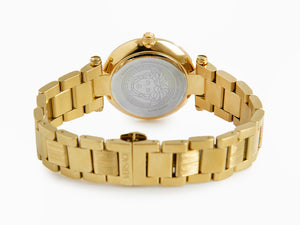 Versace Reve Quartz Uhr, PVD Gold, Schwarz, 35 mm, Shapir-Glas, VE8B00624