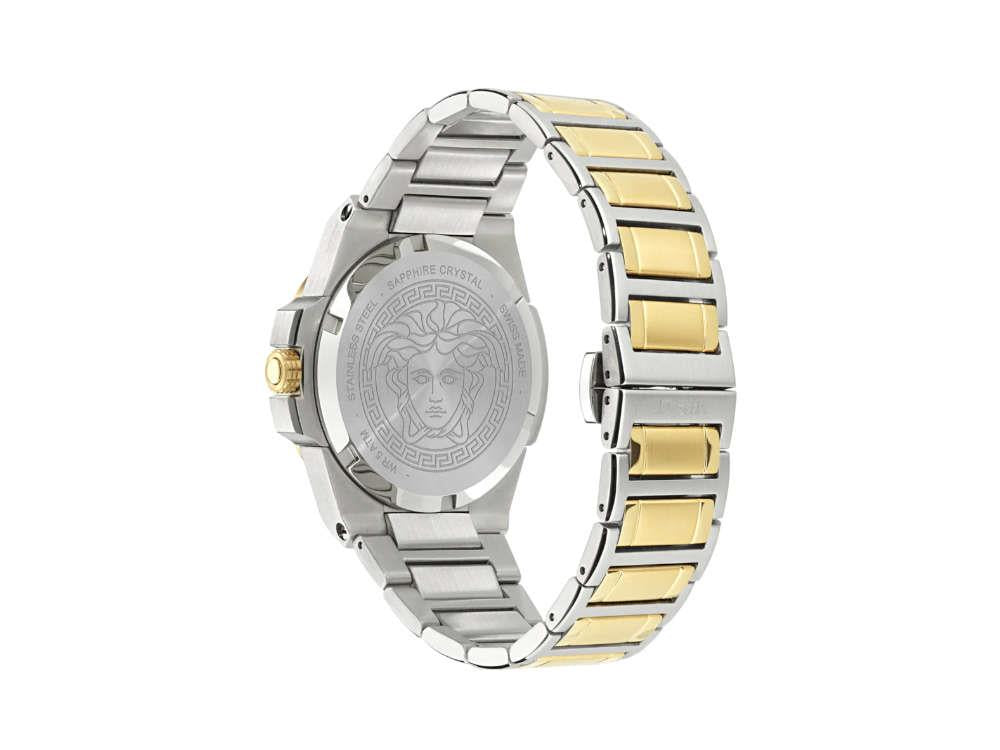Versace HerA Quartz Uhr, Grün, 37 mm, Shapir-Glas, VE8D00524