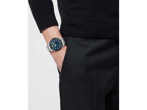 Versace V Dome Quartz Uhr, Blau, 42 mm, Shapir-Glas, VE8E00324