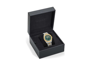 Versace V Dome Quartz Uhr, Grün, 42 mm, Shapir-Glas, VE8E00524