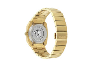 Versace Antares Quartz Uhr, PVD Gold, Schwarz, 44 x 41.5 mm, VE8F00424