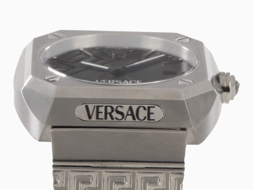 Versace Antares Quartz Uhr, Titan, Grau, 44 x 41.5 mm, Shapir-Glas, VE8F00524