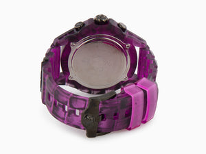 Versace Icon Active Quartz Uhr, Polycarbonat, Schwarz, 44 mm, VE8P00124