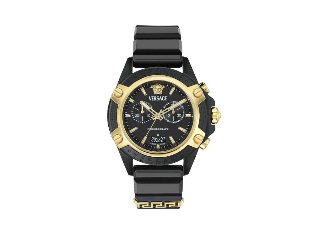 Versace Icon Active Quartz Uhr Polycarbonat 44 mm Shapir Glas VE8P00724