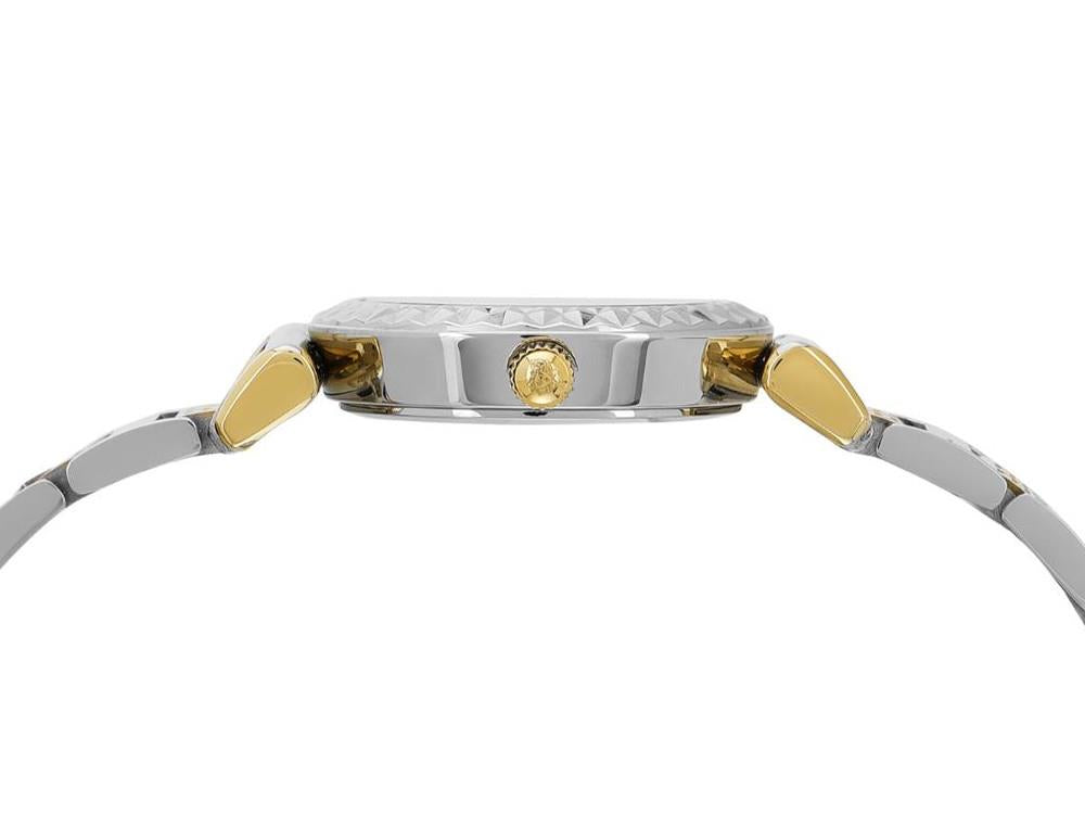 Versace Mini Vanity Restyling Quartz Uhr, Grün, 28 mm, VEGFA0625