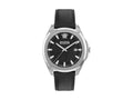 Versace Luxury 3 Hands Quartz Uhr, Recycelter Stahl, Schwarz, 42 mm, VEKKA0125