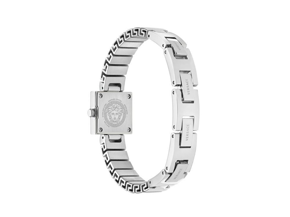 Versace V_Square Quartz Uhr, Schwarz, Shapir-Glas, VEY900226