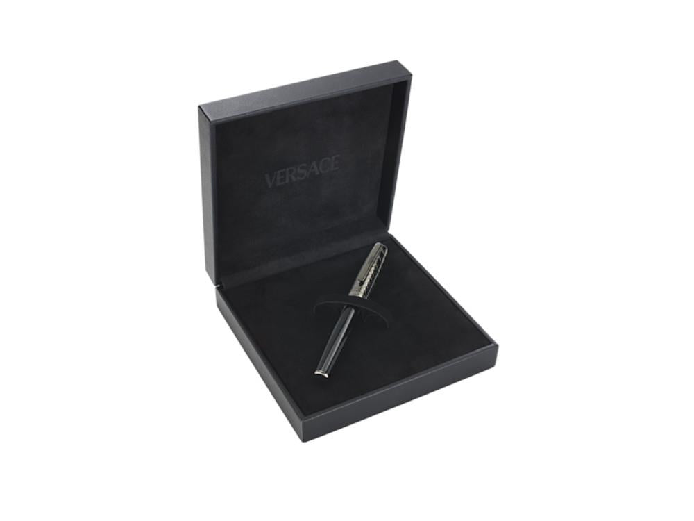 Versace Honos Roller, Edelharz, Schwarz, PVD, VRTC00424