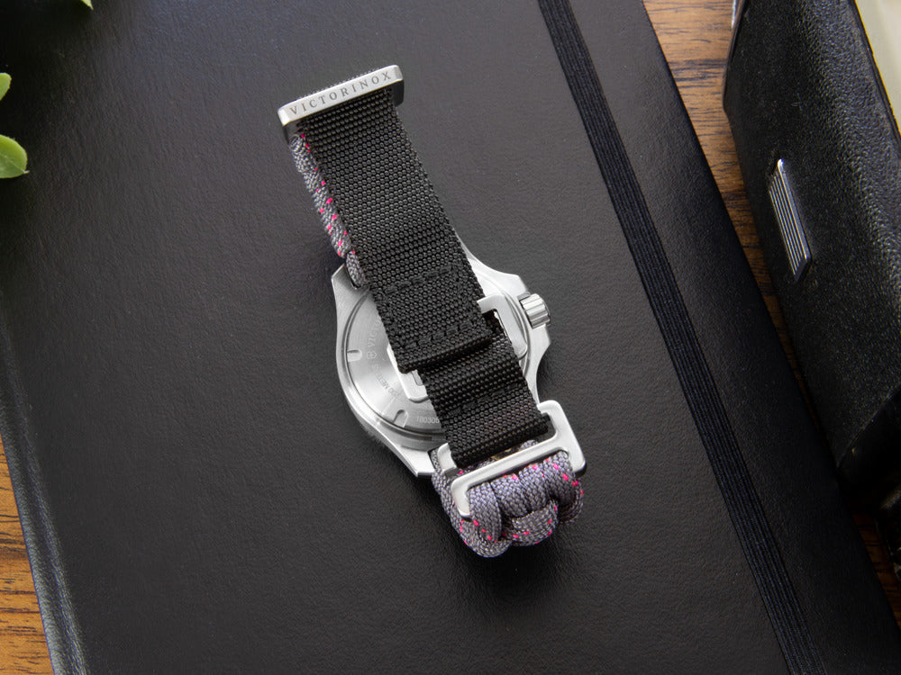 Victorinox I.N.O.X. Ladies Quartz Uhr Edelstahl 316L Grau 37 mm P Iguana Sell DE