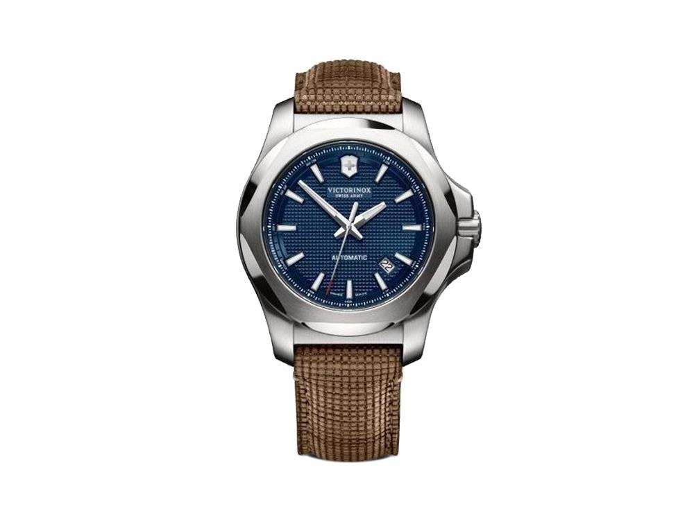 Victorinox I.N.O.X. Automatik Uhr, Edelstahl, Blau, 43 mm, 20 atm, V241834