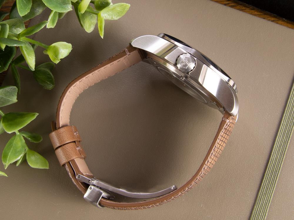 Victorinox I.N.O.X. Automatik Uhr, Edelstahl, Blau, 43 mm, 20 atm, V241834