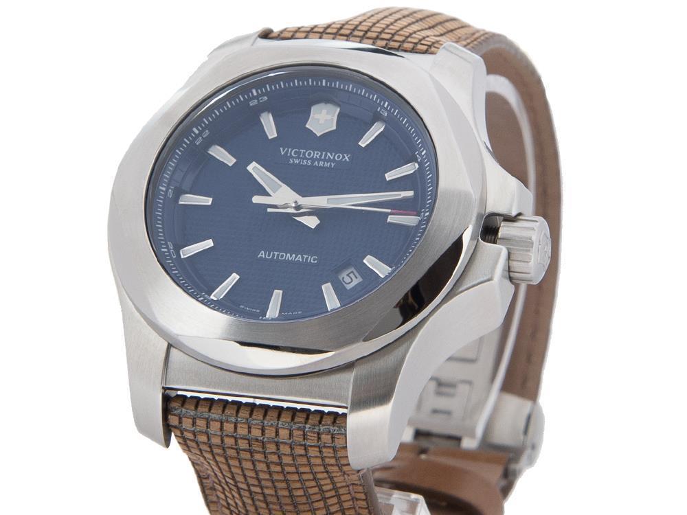 Victorinox I.N.O.X. Automatik Uhr, Edelstahl, Blau, 43 mm, 20 atm, V241834