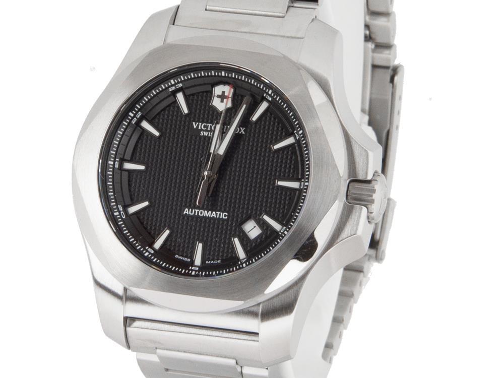 Victorinox I.N.O.X. Automatik Uhr, Stahl, Schwarz, 43 mm, 20 atm, V241837