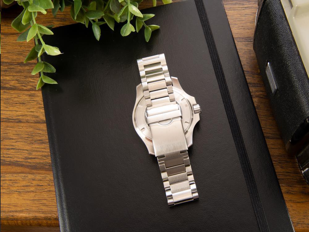 Victorinox I.N.O.X. Automatik Uhr, Stahl, Schwarz, 43 mm, 20 atm, V241837
