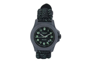 Victorinox I.N.O.X. Carbon Quartz Uhr, Schwarz, 43 mm, Paracord, V241859