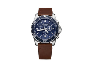 Victorinox Maverick Chronograph Quartz Uhr, Blau, 43 mm, V241865  