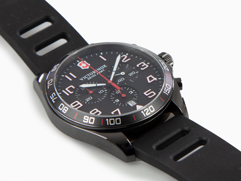 Victorinox Fieldforce Sport Chrono Quartz Uhr, Schwarz, 42 mm, V241889