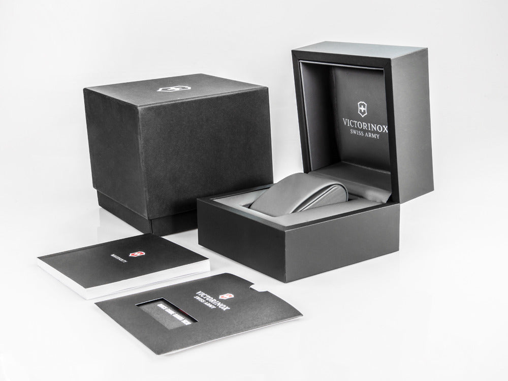 Victorinox Fieldforce Sport Chrono Quartz Uhr Schwarz 42 mm Stahlba Iguana Sell DE