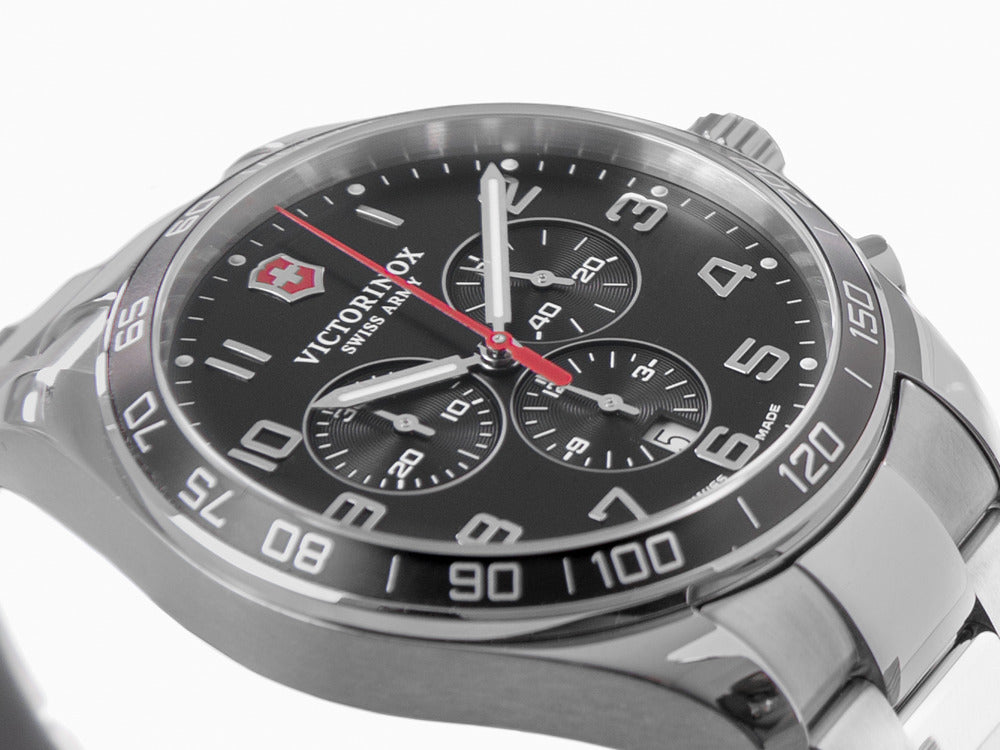 Victorinox Fieldforce Classic Chrono Quartz Uhr, Schwarz, 42 mm, V241899